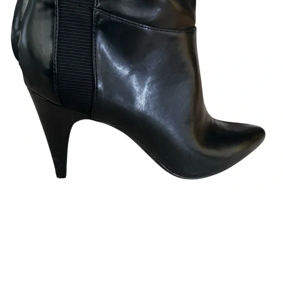 NIB Calvin Klein Loanna Black stretch pointed heeled boots 7.5 - Picture 8 of 8